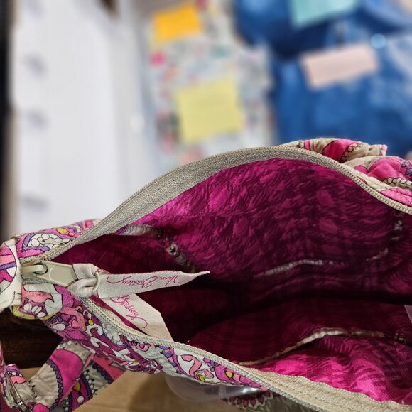 Vera Bradley Paisley Meets Plaid Purse - Picture 10 of 11